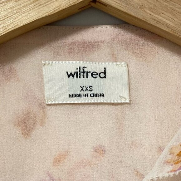 Aritzia Wilfred Nadine Floral Blouse XXS — 100% Polyester - Picture 8 of 10